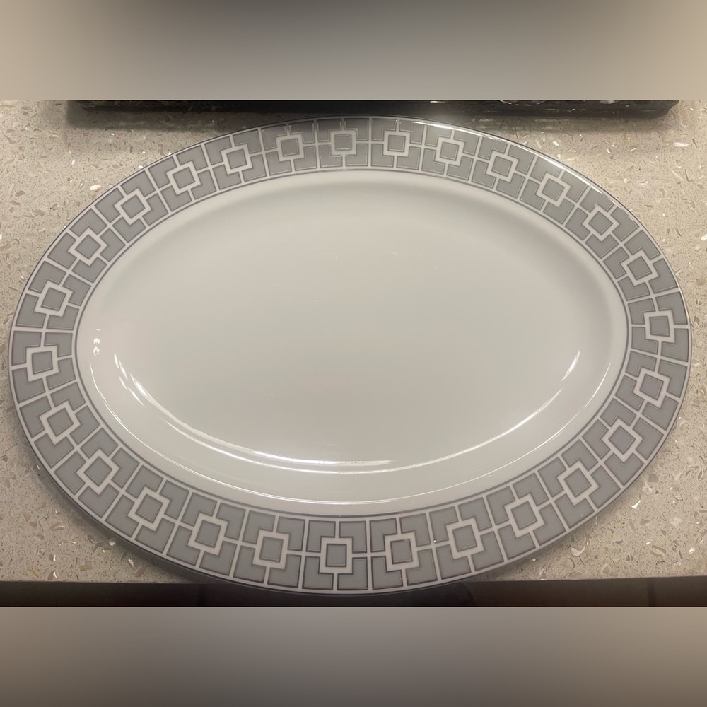 Jonathan Adler Serving Plate Grey